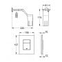 Grohe Skate 38805000 przycisk spłukujący zdj.2