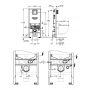 Grohe Rapid SLX 39596000 stelaż podtynkowy do miski wc wiszącej zdj.2