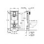 Grohe Rapid SL 39750001 stelaż podtynkowy do miski wc wiszącej zdj.2