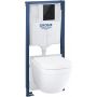 Grohe Solido 39941000 stelaż podtynkowy z przyciskiem spłukującym do miski wc wiszącej zdj.1