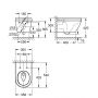 Grohe Euro Ceramic 102485SH00 miska wc wisząca bez kołnierza ze spłukiwaniem wirowym biały połysk zdj.2