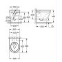 Grohe Euro Ceramic 102486SH00 miska wc wisząca bez kołnierza ze spłukiwaniem wirowym biały połysk zdj.2
