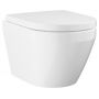 Grohe Euro Ceramic 102509SH00 miska wc z deską wolnoopadającą wisząca bez kołnierza ze spłukiwaniem wirowym biały połysk zdj.3