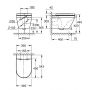 Grohe Euro Ceramic 102510SH00 miska wc z deską wolnoopadającą wisząca bez kołnierza ze spłukiwaniem wirowym biały połysk zdj.2