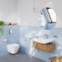 Grohe Euro Ceramic 102510SH00 miska wc z deską wolnoopadającą wisząca bez kołnierza ze spłukiwaniem wirowym biały połysk zdj.6