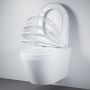 Grohe Euro Ceramic 102510SH00 miska wc z deską wolnoopadającą wisząca bez kołnierza ze spłukiwaniem wirowym biały połysk zdj.10