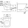 Grohe Euro Ceramic 39206000 miska wc wisząca bez kołnierza spłukiwanie wirowe biały zdj.2