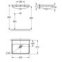 Grohe Euro Ceramic 102417SH00 umywalka 60x47 cm prostokątna ścienna biała zdj.2