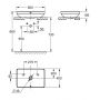 Grohe Euro Ceramic 102434SH00 umywalka 60x40 cm prostokątna nablatowa biała zdj.2