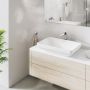 Grohe Euro Ceramic 102434SH00 umywalka 60x40 cm prostokątna nablatowa biała zdj.8