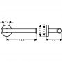 Hansgrohe Logis Universal 41726000 uchwyt na papier toaletowy chrom zdj.2