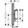 Hansgrohe ShowerSelect Comfort S 15559700 bateria prysznicowa podtynkowa termostatyczna biała zdj.2