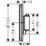 Hansgrohe ShowerSelect Comfort S 15562140 bateria prysznicowa podtynkowa termostatyczna zdj.2