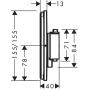 Hansgrohe ShowerSelect Comfort Q 15581000 bateria prysznicowa podtynkowa podtynkowa chrom zdj.2