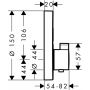 Hansgrohe ShowerSelect S 15743340 bateria prysznicowa podtynkowa termostatyczna czarna zdj.2