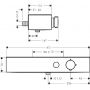 Hansgrohe ShowerTablet Select 24360140 bateria prysznicowa ścienna termostatyczna zdj.2