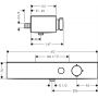 Hansgrohe ShowerTablet Select 24360700 bateria prysznicowa ścienna termostatyczna biała zdj.2