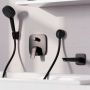 Hansgrohe Logis 71405670 bateria wannowo-prysznicowa podtynkowa czarny zdj.4