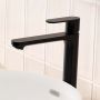 Hansgrohe Rebris S 72580670 bateria umywalkowa stojąca czarna zdj.4
