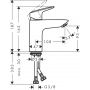 Hansgrohe Logis bateria umywalkowa stojąca czarny mat 71103670 zdj.2