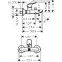 Hansgrohe Logis bateria wannowo-prysznicowa ścienna czarny mat 71401670 zdj.2