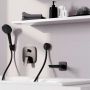 Hansgrohe Logis 71405670 bateria wannowo-prysznicowa podtynkowa czarny zdj.3