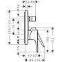 Hansgrohe Talis E 71474700 bateria prysznicowa podtynkowa biała zdj.2