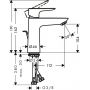 Hansgrohe Talis E 71712700 bateria umywalkowa stojąca biała zdj.2
