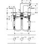 Hansgrohe Talis E 71733340 bateria umywalkowa stojąca czarna zdj.2
