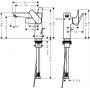 Hansgrohe Talis E 71754140 bateria umywalkowa stojąca zdj.2
