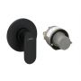 Hansgrohe Rebris S 72648670 bateria prysznicowa podtynkowa czarna zdj.1