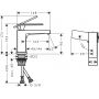 Hansgrohe Tecturis E 73001000 bateria umywalkowa stojąca chrom zdj.2