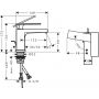 Hansgrohe Tecturis E 73002700 bateria umywalkowa stojąca biała zdj.2