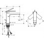 Hansgrohe Tecturis E 73010000 bateria umywalkowa stojąca chrom zdj.2