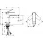 Hansgrohe Tecturis E 73011000 bateria umywalkowa stojąca chrom zdj.2