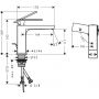 Hansgrohe Tecturis E 73014700 bateria umywalkowa stojąca biała zdj.2