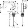 Hansgrohe Tecturis E 73020700 bateria umywalkowa stojąca biała zdj.2