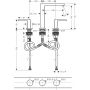 Hansgrohe Tecturis E 73030000 bateria umywalkowa stojąca chrom zdj.2