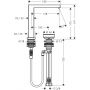 Hansgrohe Tecturis E 73053000 bateria umywalkowa stojąca chrom zdj.2