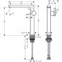 Hansgrohe Tecturis E 73072000 bateria umywalkowa stojąca chrom zdj.2