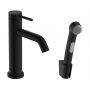 Hansgrohe Tecturis S 73211670 bateria umywalkowa ze słuchawką typu bidetta stojąca czarna zdj.1