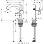 Hansgrohe Tecturis S 73320340 bateria umywalkowa stojąca czarna zdj.2