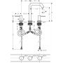 Hansgrohe Tecturis S 73330000 bateria umywalkowa stojąca chrom zdj.2