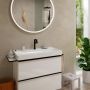 Hansgrohe Tecturis S 73340670 bateria umywalkowa stojąca czarna zdj.3