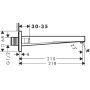 Hansgrohe Tecturis E 73410670 wylewka do baterii wannowej czarna zdj.2