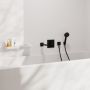 Hansgrohe Tecturis E 73410670 wylewka do baterii wannowej czarna zdj.4