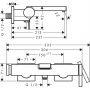 Hansgrohe Tecturis E 73420000 bateria wannowo-prysznicowa ścienna chrom zdj.2