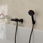 Hansgrohe Tecturis E 73420670 bateria wannowo-prysznicowa ścienna czarna zdj.3