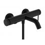 Hansgrohe Tecturis S 73422670 bateria wannowo-prysznicowa ścienna czarna zdj.1