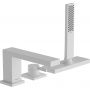 Hansgrohe Tecturis E 73443700 bateria wannowo-prysznicowa nawannowa biała zdj.1